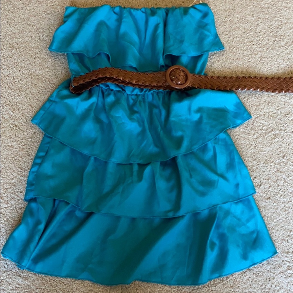 Teal dress